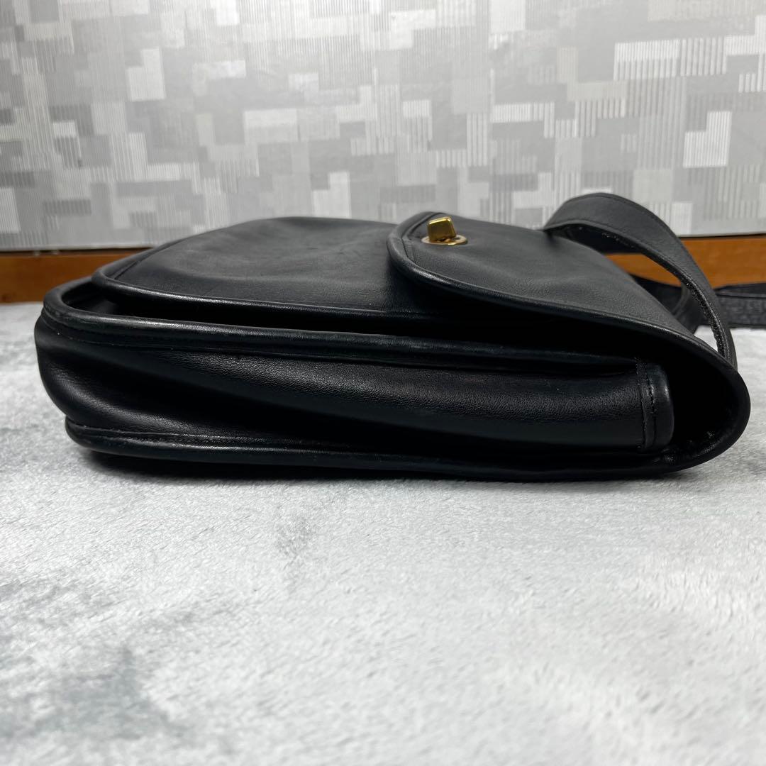 Old Coach ショルダーバッグ 9979 ブラック 黒 ターンロック