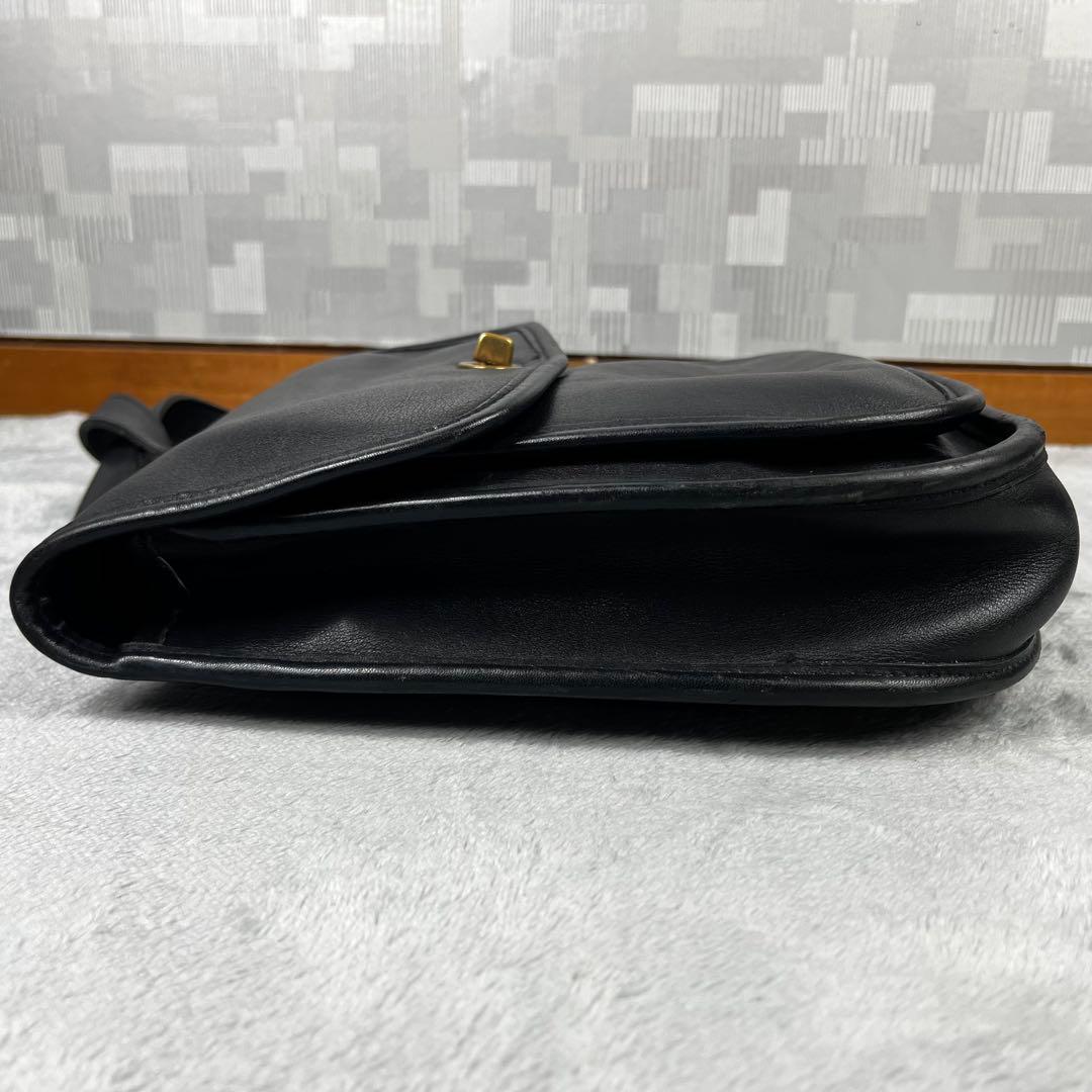Old Coach ショルダーバッグ 9979 ブラック 黒 ターンロック