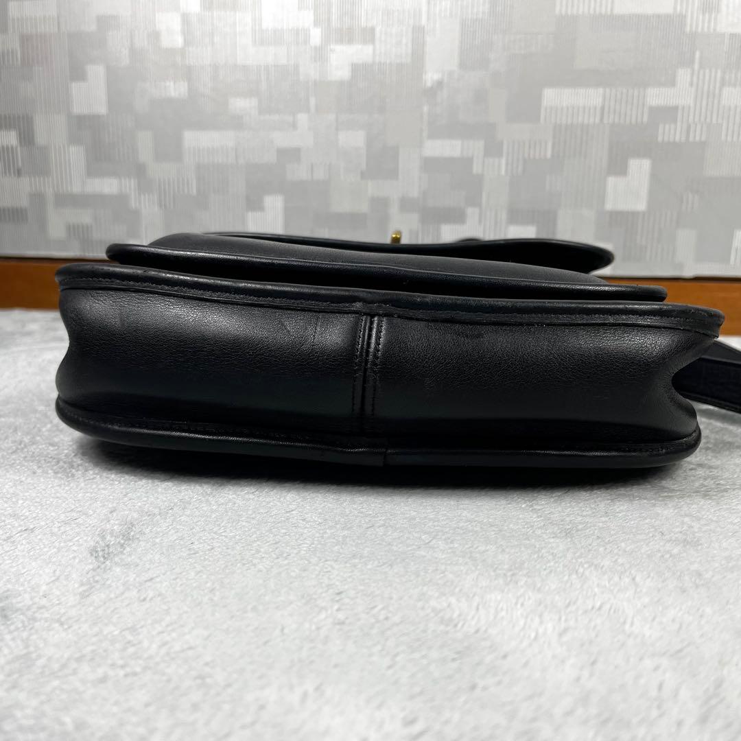 Old Coach ショルダーバッグ 9979 ブラック 黒 ターンロック