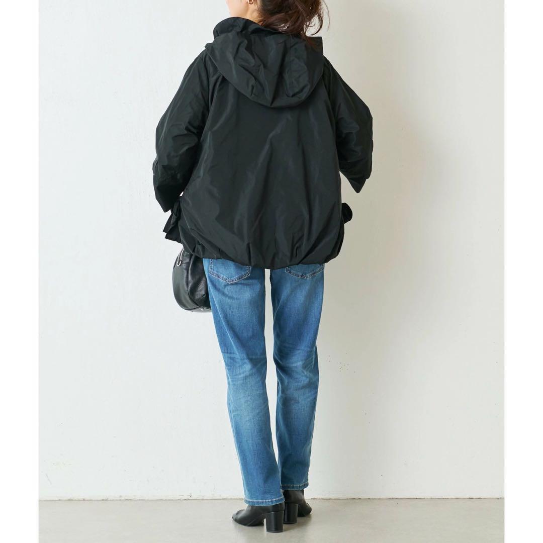 美品 BEARDSLEY ビアズリー バルーンブルゾン リボン ブラック