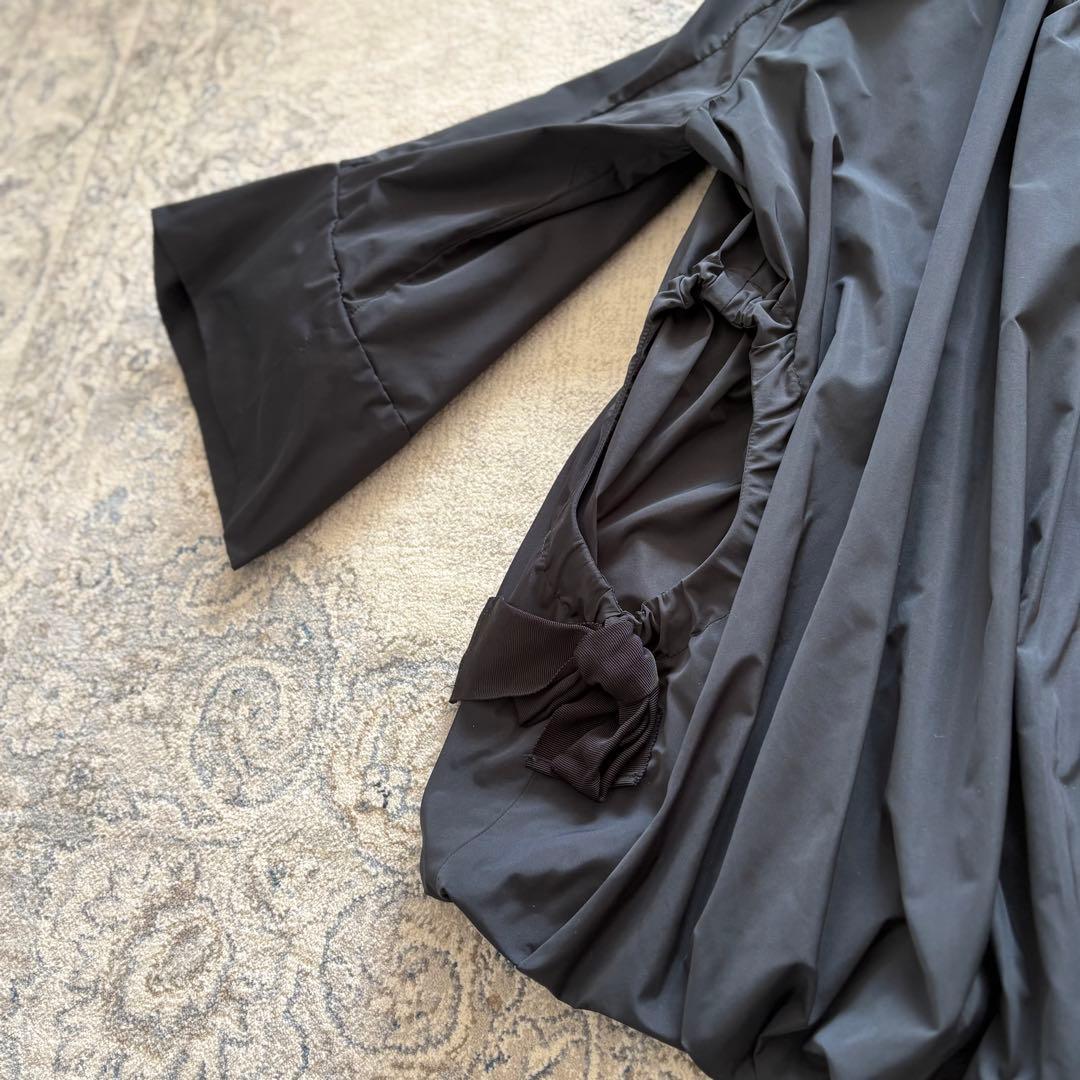 美品 BEARDSLEY ビアズリー バルーンブルゾン リボン ブラック