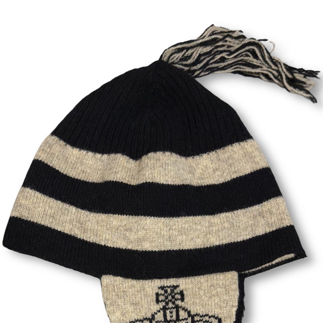 【超希少】正規品 廃盤 美品 初期型 ヴィヴィアン耳当て付きニット帽