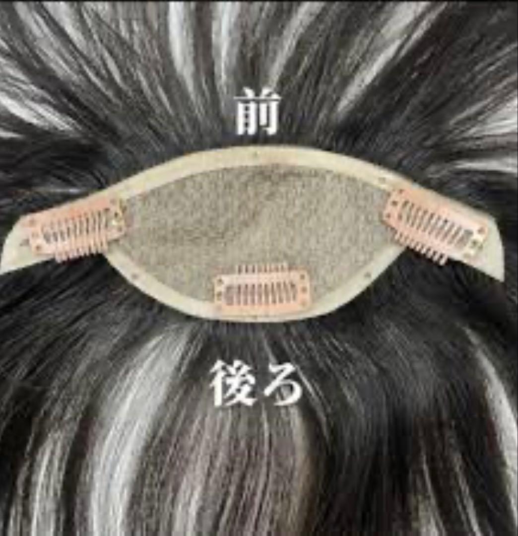 カモメ 前髪ウィッグ ナチュラルブラック