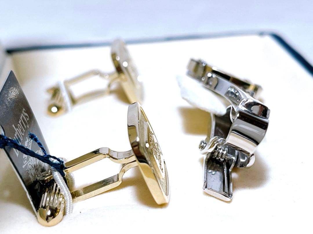 【未使用】Burberry SILVER925 騎士 ネクタイピン カフス