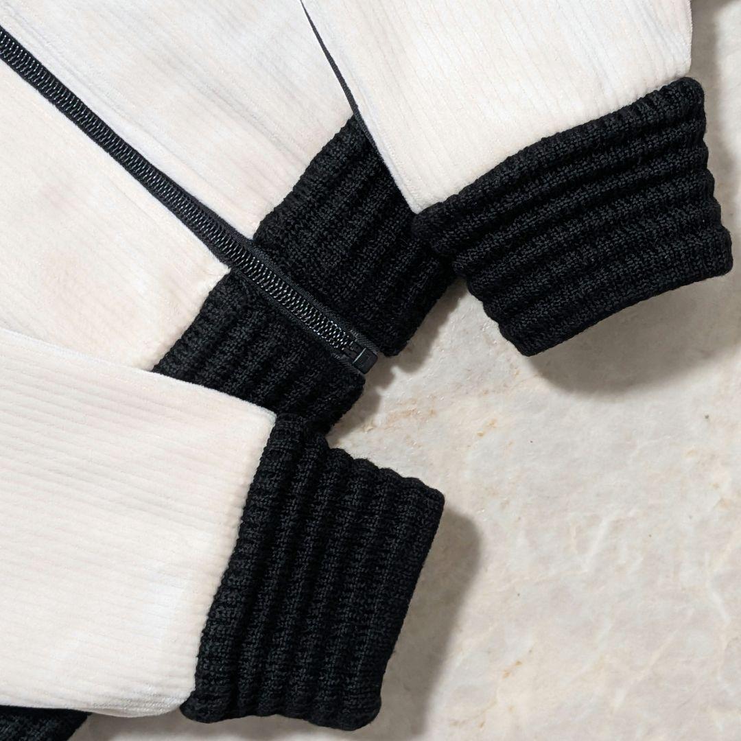 超希少⭐美品アディダスプレミアムワッフルベッケンバウアートラックジャケット白黒L