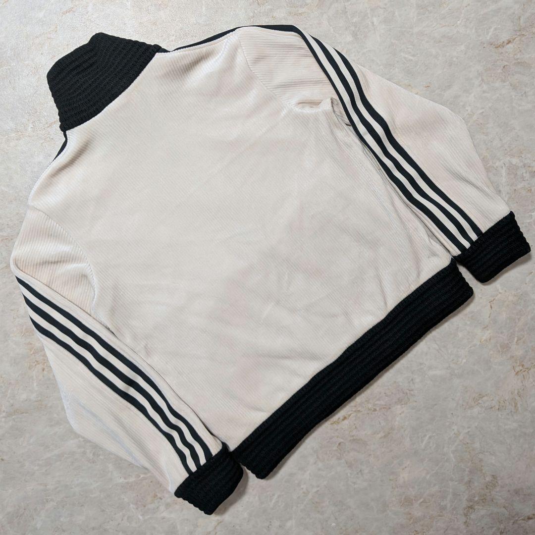 超希少⭐美品アディダスプレミアムワッフルベッケンバウアートラックジャケット白黒L