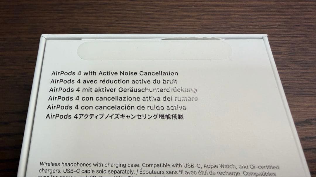 イヤホン Air Pods4