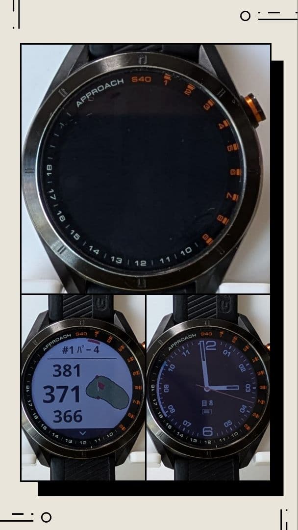 Garmin Approach S40 GPSゴルフウォッチ