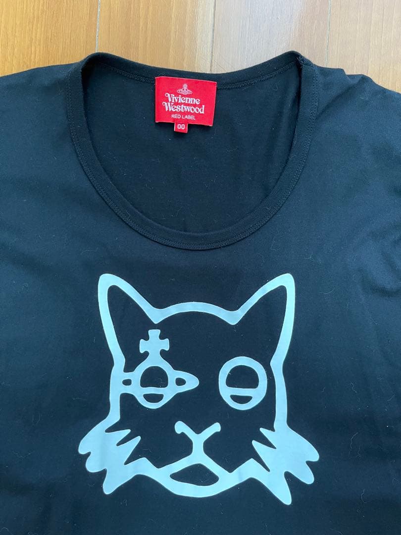 ヴィヴィアンウエストウッド　レッドレーベル　Ｔシャツ　オーブ　ネコ猫