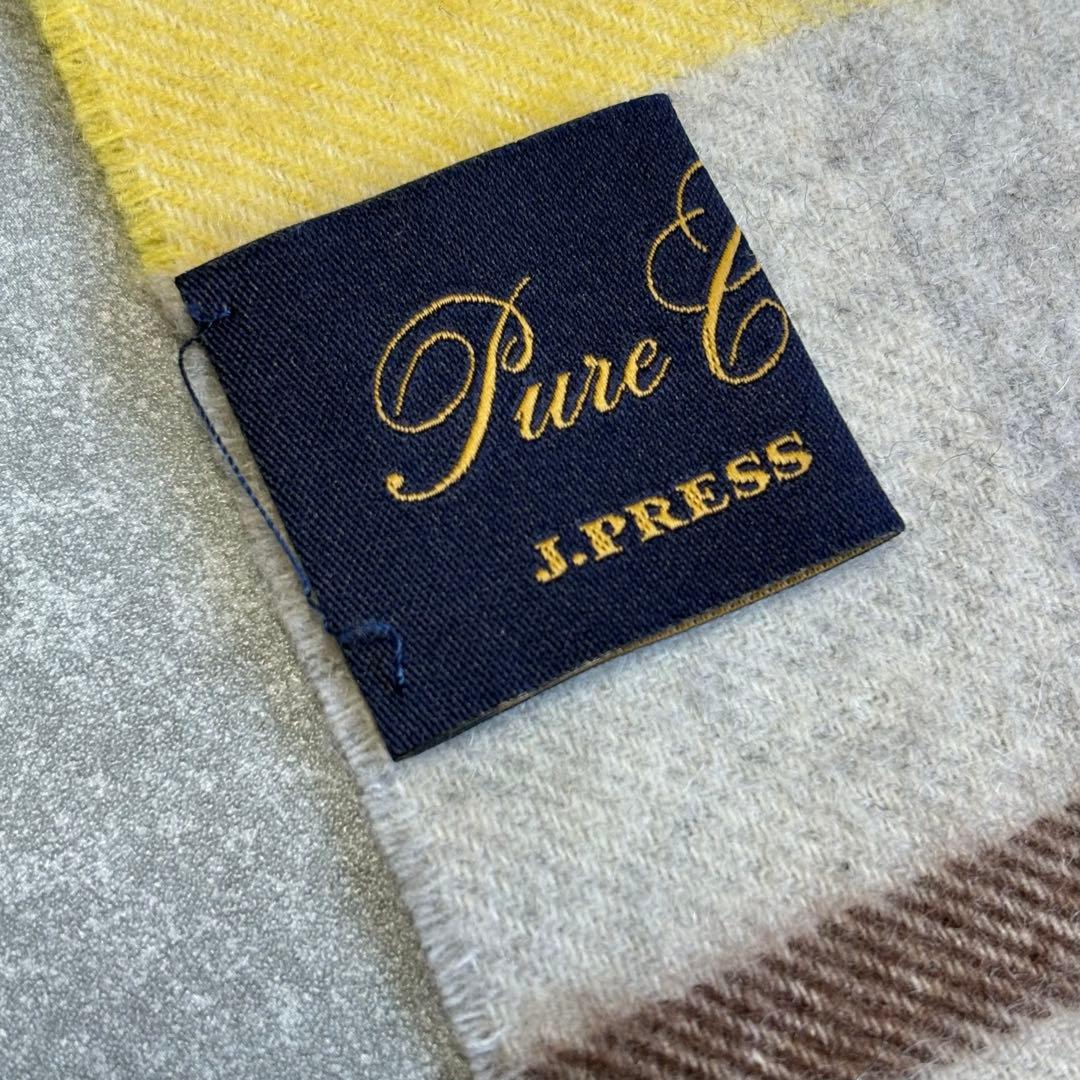 【新品未使用品】J.PRESS カシミヤ ストール 大判 好配色 オンワード
