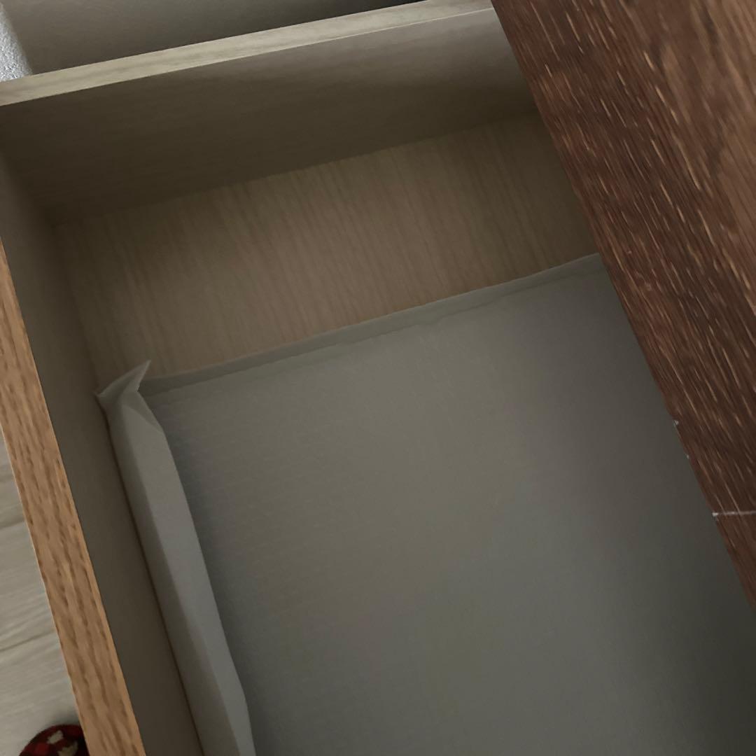 ニトリ　木製チェスト 6段 ダークブラウン