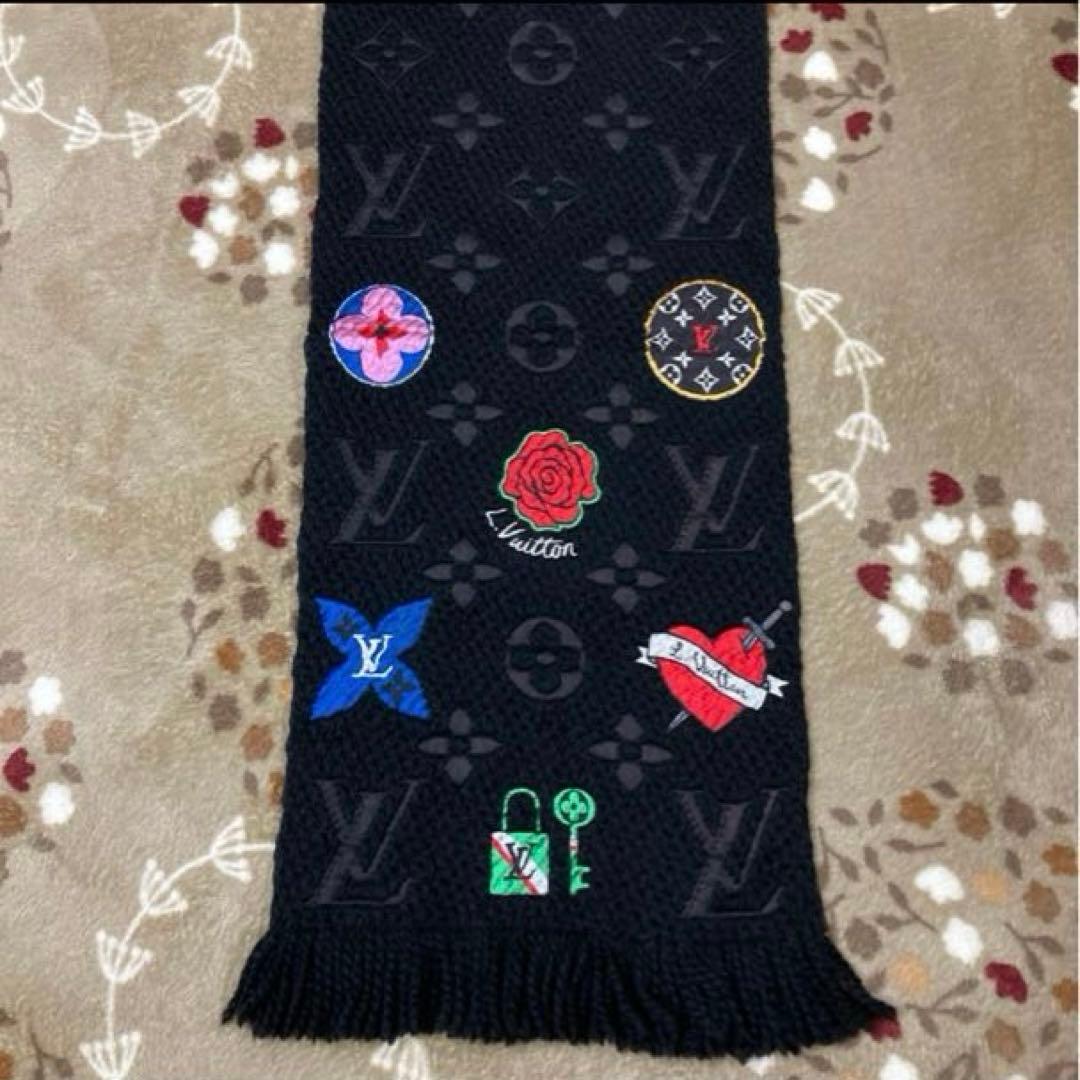 Louis Vuitton ロゴマニア レインボー レア品【美品】マフラー