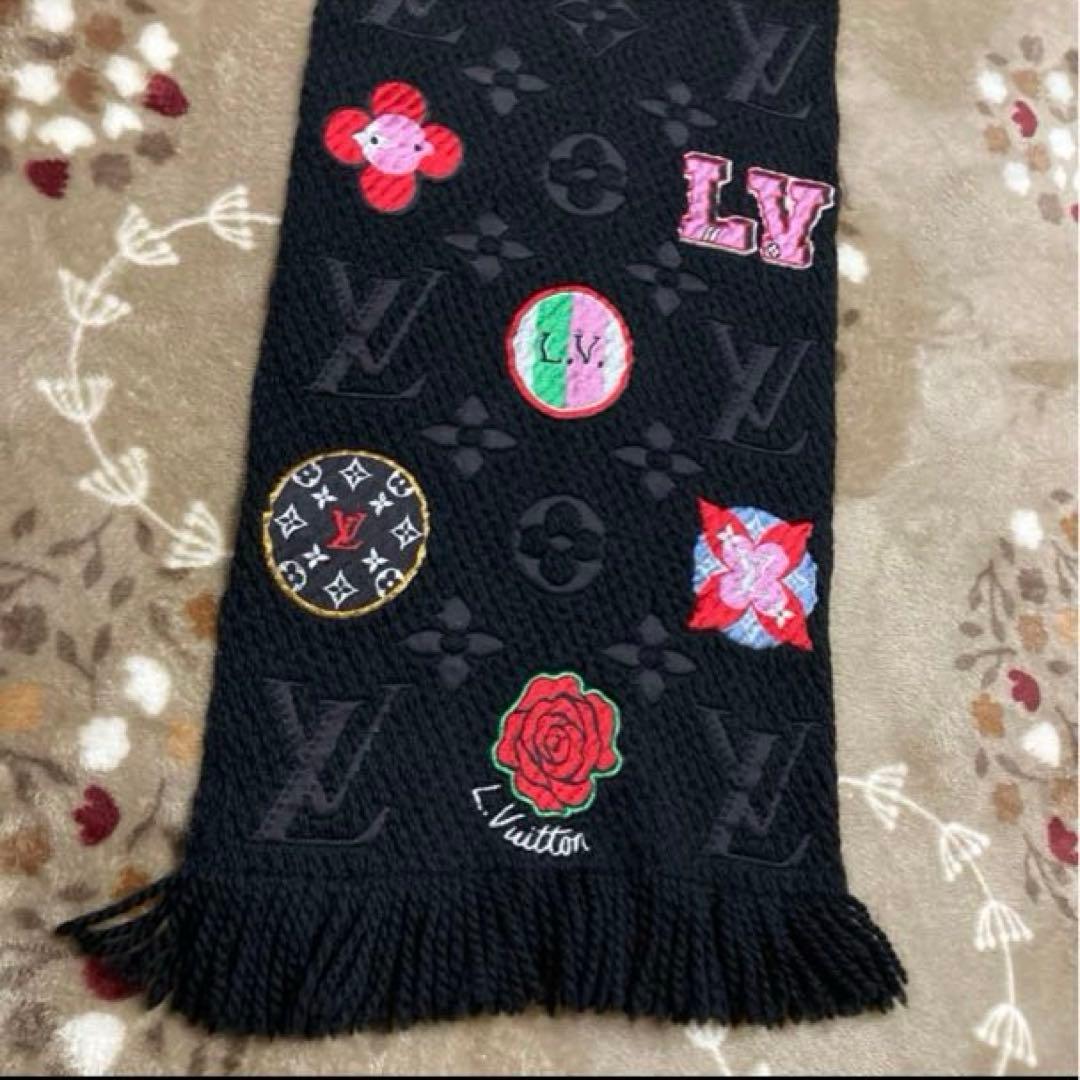 Louis Vuitton ロゴマニア レインボー レア品【美品】マフラー
