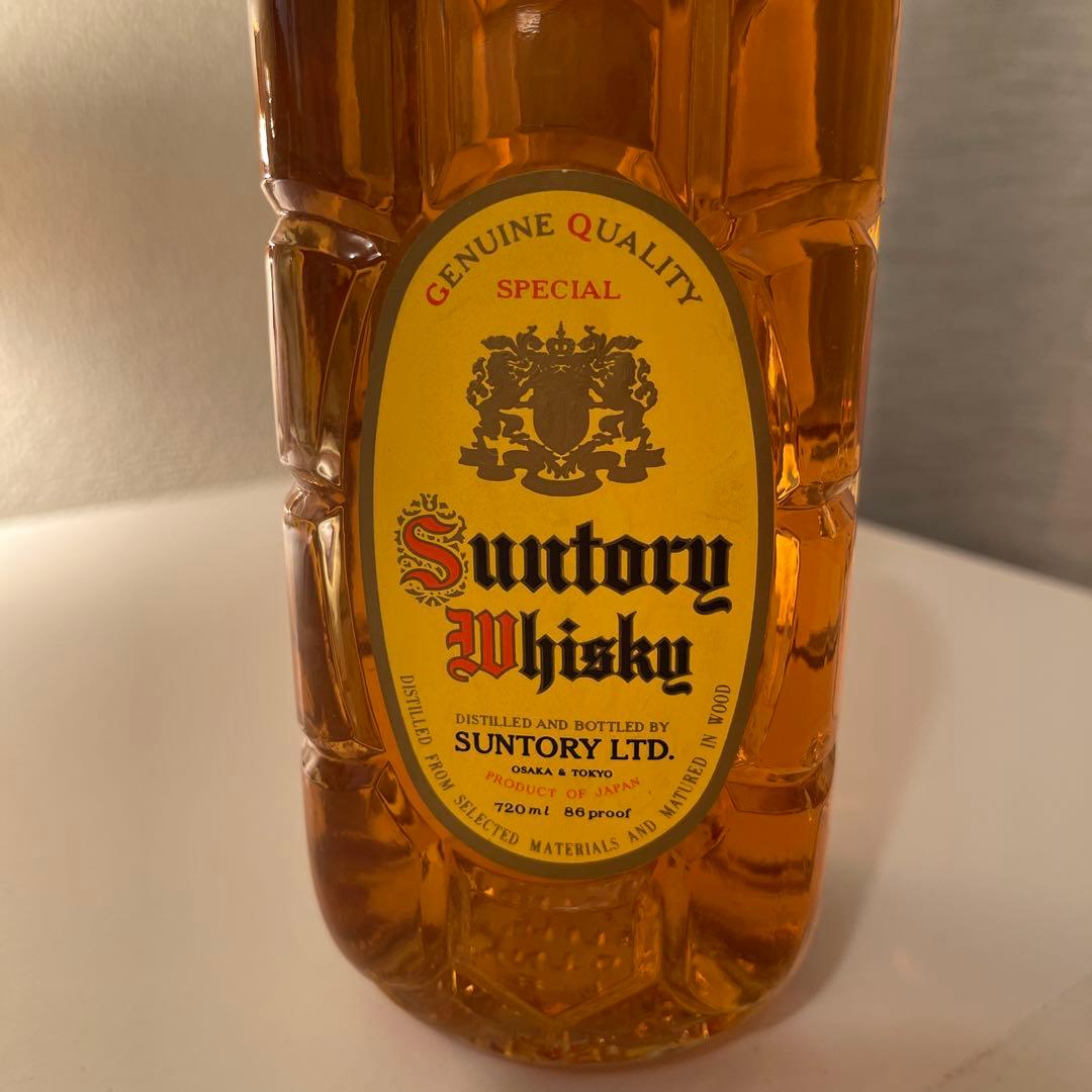 未開封古酒 初期　サントリー 角 特級　720ml 43％ 70年代