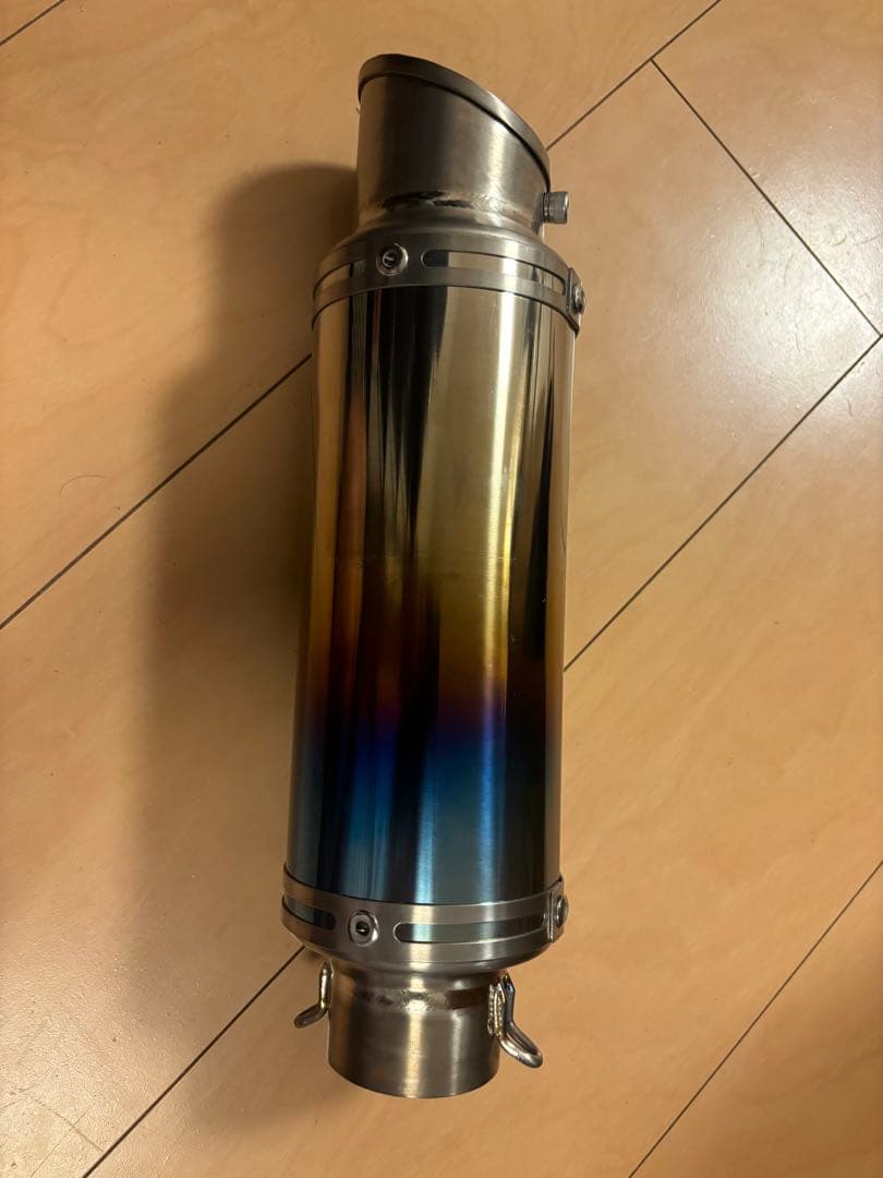 ニンジャ400 LCIPARTS ショートチタン スリップオン マフラー