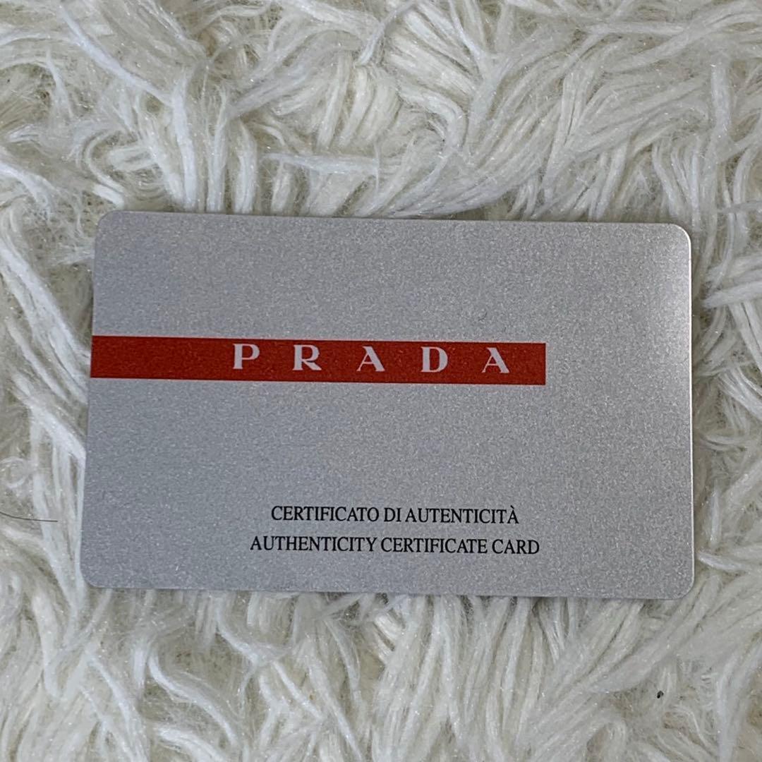 PRADA SPORTS ボストンバッグ ナイロン 南京錠カデナ Gカード付き