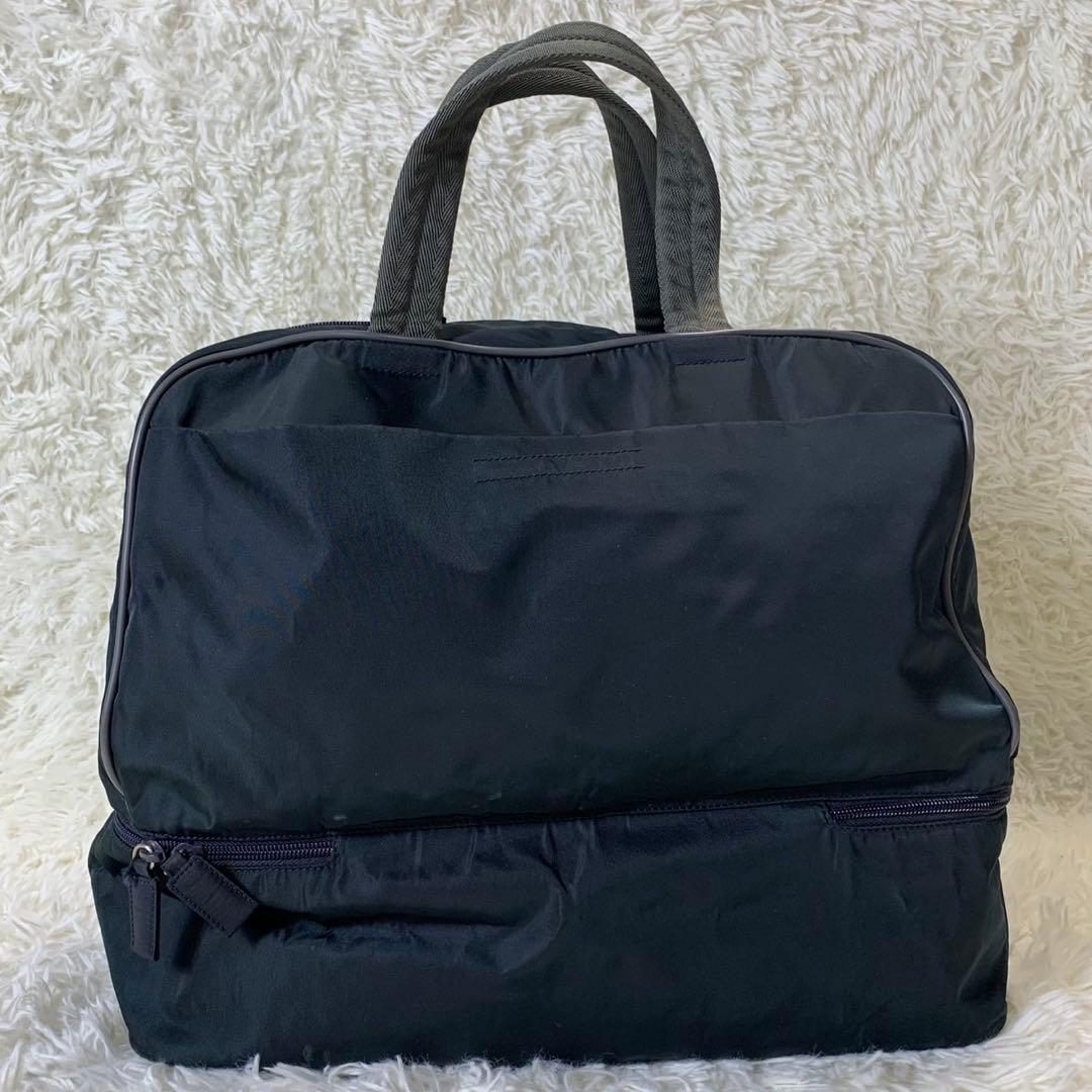 PRADA SPORTS ボストンバッグ ナイロン 南京錠カデナ Gカード付き