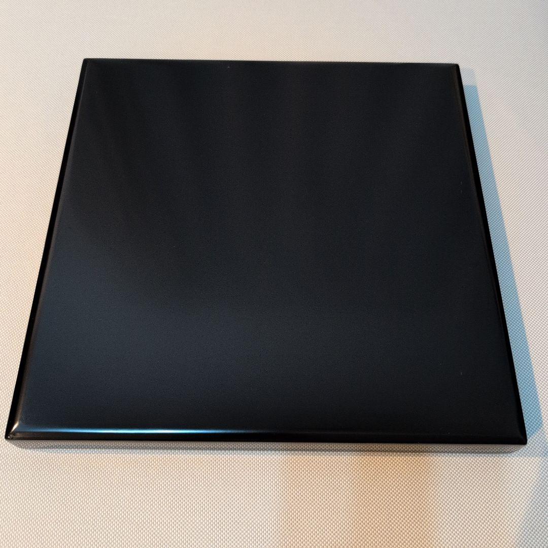 美品 懐石道具 懐石膳 四方盆 茶道具 本漆塗 五客 正角膳 紙箱入り