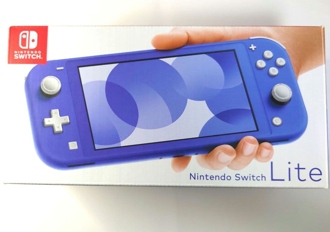 【中古】Nintendo Switch Lite 本体 ブルー 箱・充電器付き