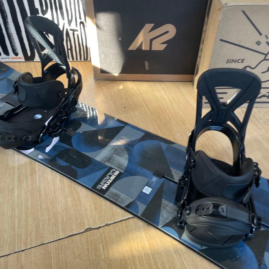 BURTON　バートンスノーボードセット　CUSTOMバインディング付