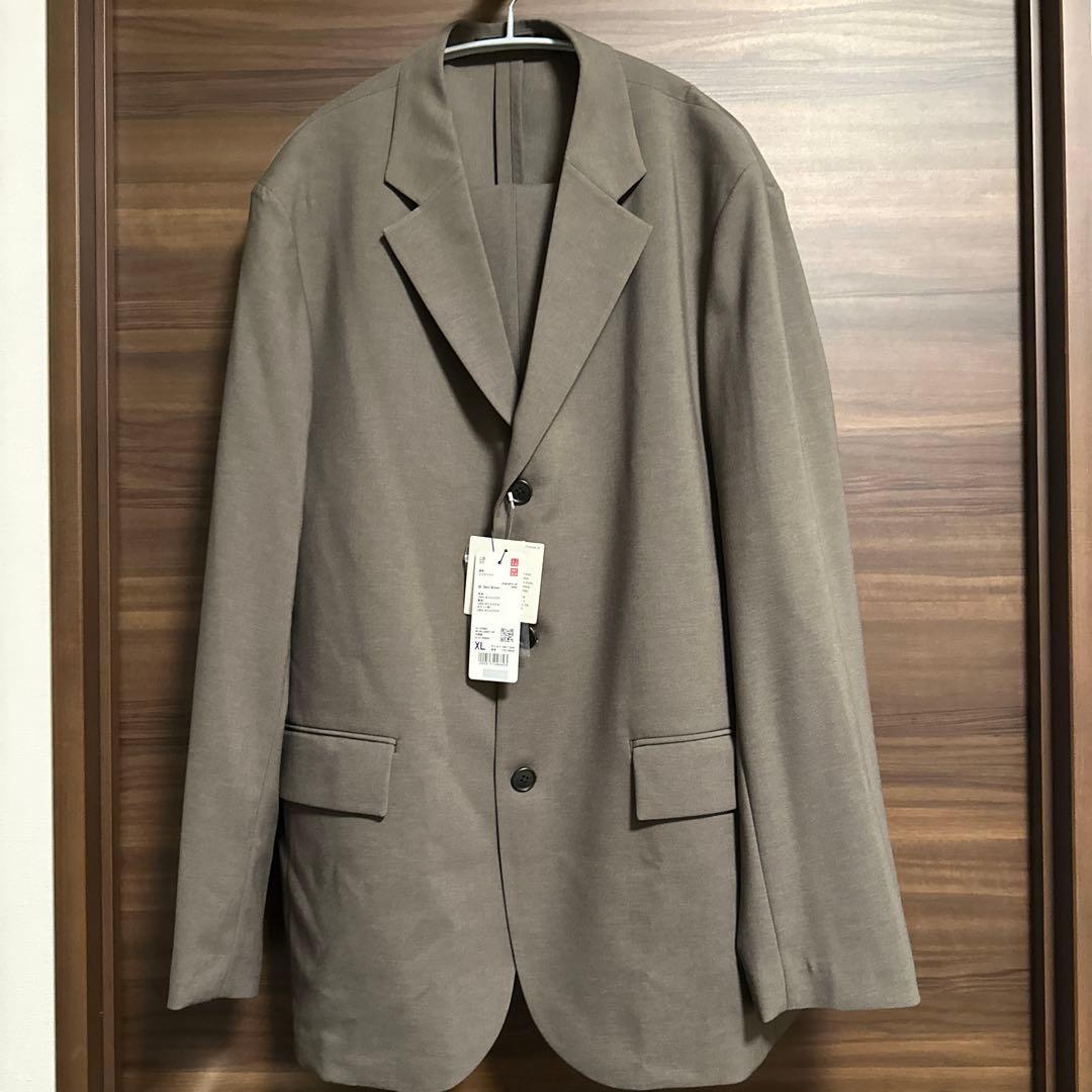 ユニクロC 感動ジャケットXL・感動タックパンツL セット