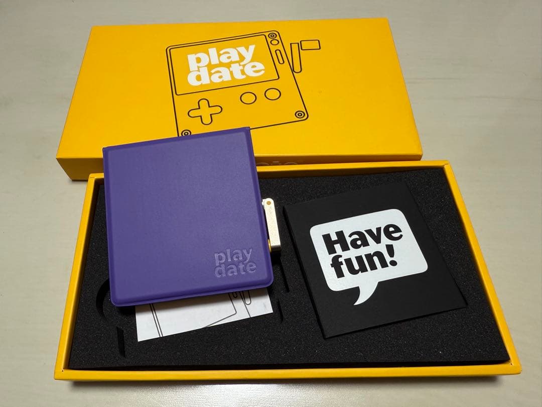 Playdate 【美品】 panic社　カバー(パープル)付き