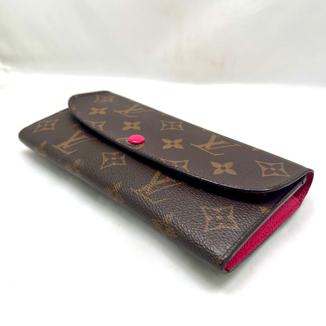 ルイヴィトン モノグラム ポルトフォイユ エミリー ホットピンクM41943