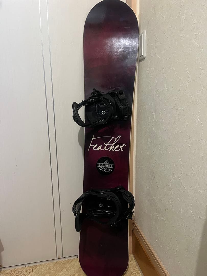軽量！初中級ボード！feather 143cm 新品バイン