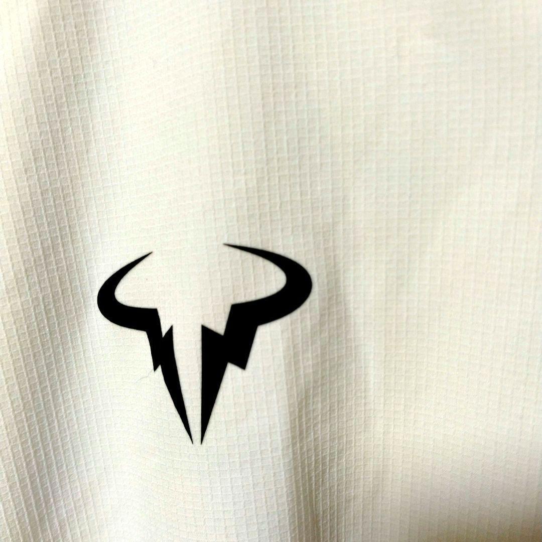 ナイキドライフィットラファエル・ナダル 白/クリーム ウォームアップジャケット