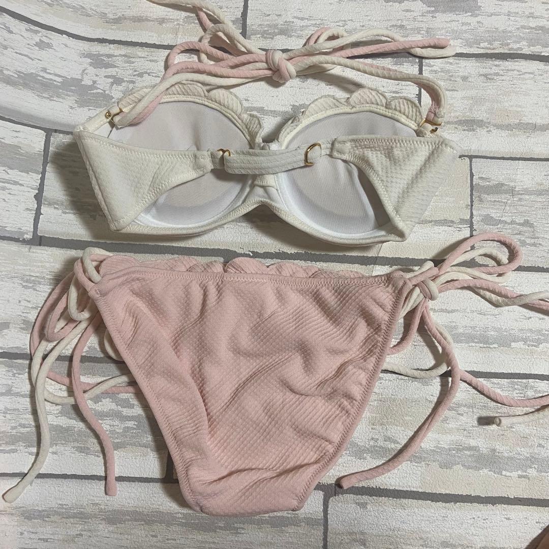 シェリーモナ 水着 ビキニ 西川瑞希 F ホワイト ピンク