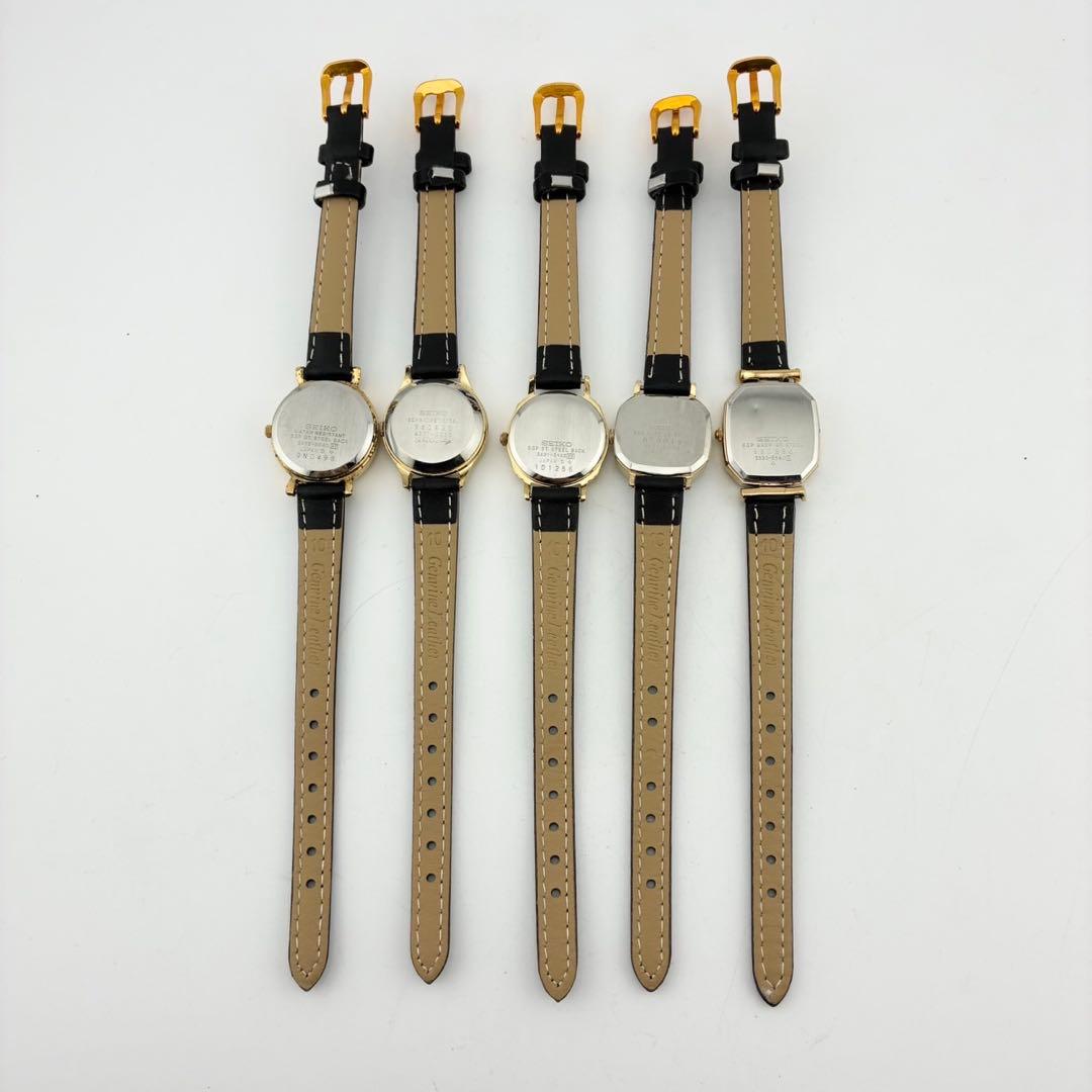 【全て電池交換済】　稼働　新品ベルト　SEIKO　セイコー　腕時計