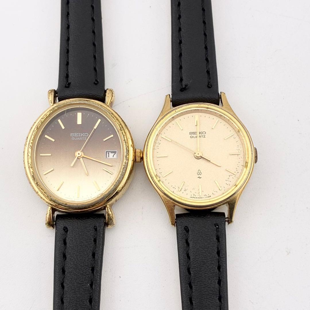 【全て電池交換済】　稼働　新品ベルト　SEIKO　セイコー　腕時計