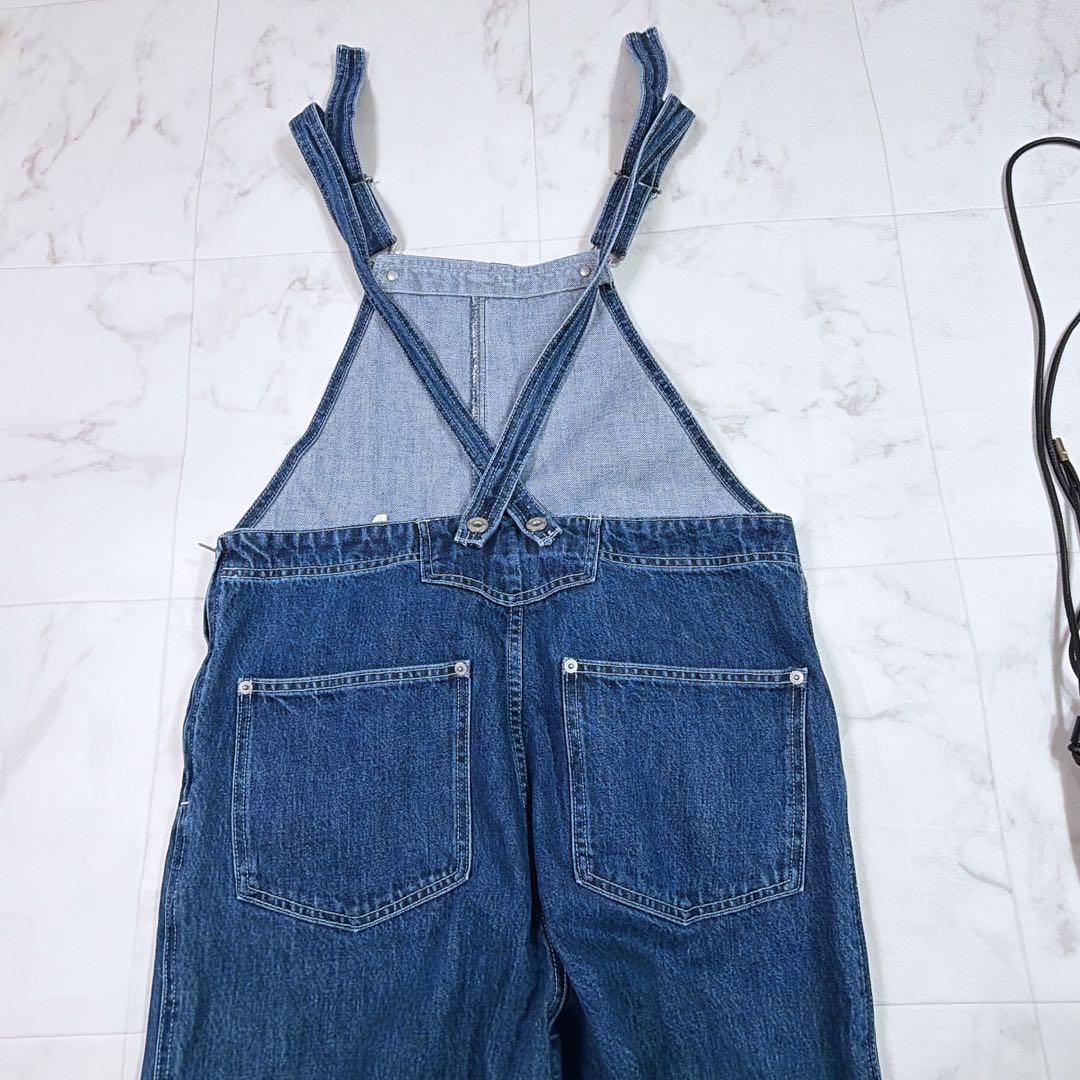 美品　スローブイエナ LE DENIM BARE BK サロペット 25年製