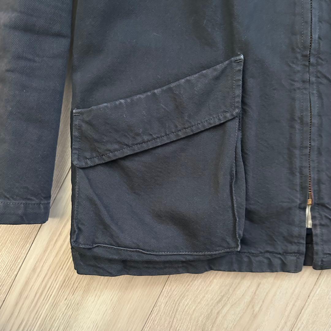 【A.P.C】GARMENT DYED VINTAGE COVERALL BLK