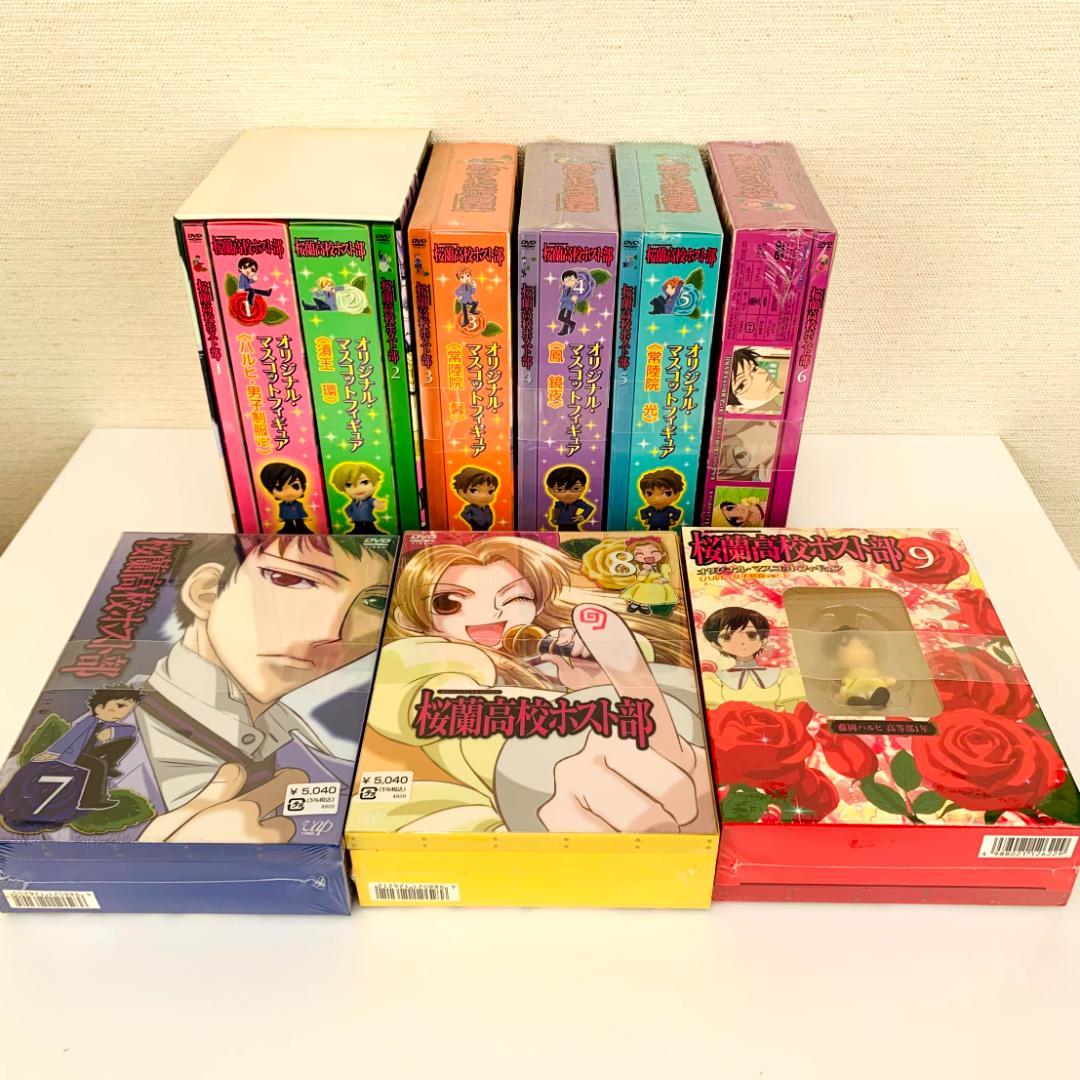 桜蘭高校ホスト部　DVD　初回限定　フィギュア付　全巻