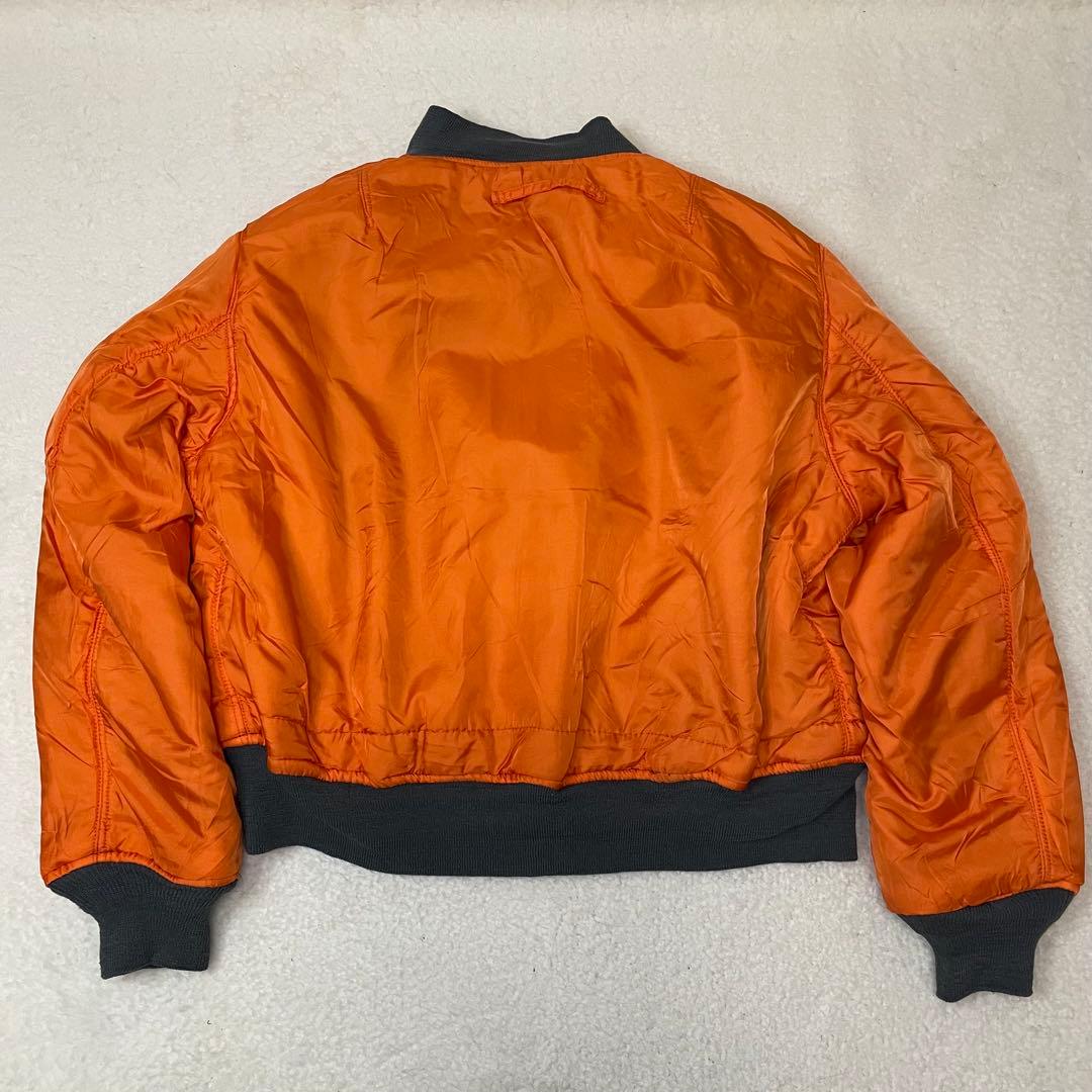 ALPHA アルファ MA-1 フライトジャケット USA XL 90sカーキ