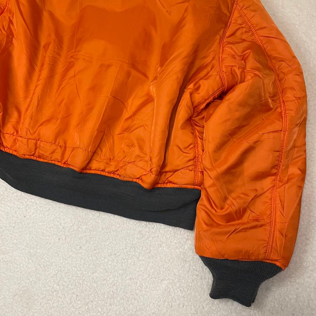 ALPHA アルファ MA-1 フライトジャケット USA XL 90sカーキ