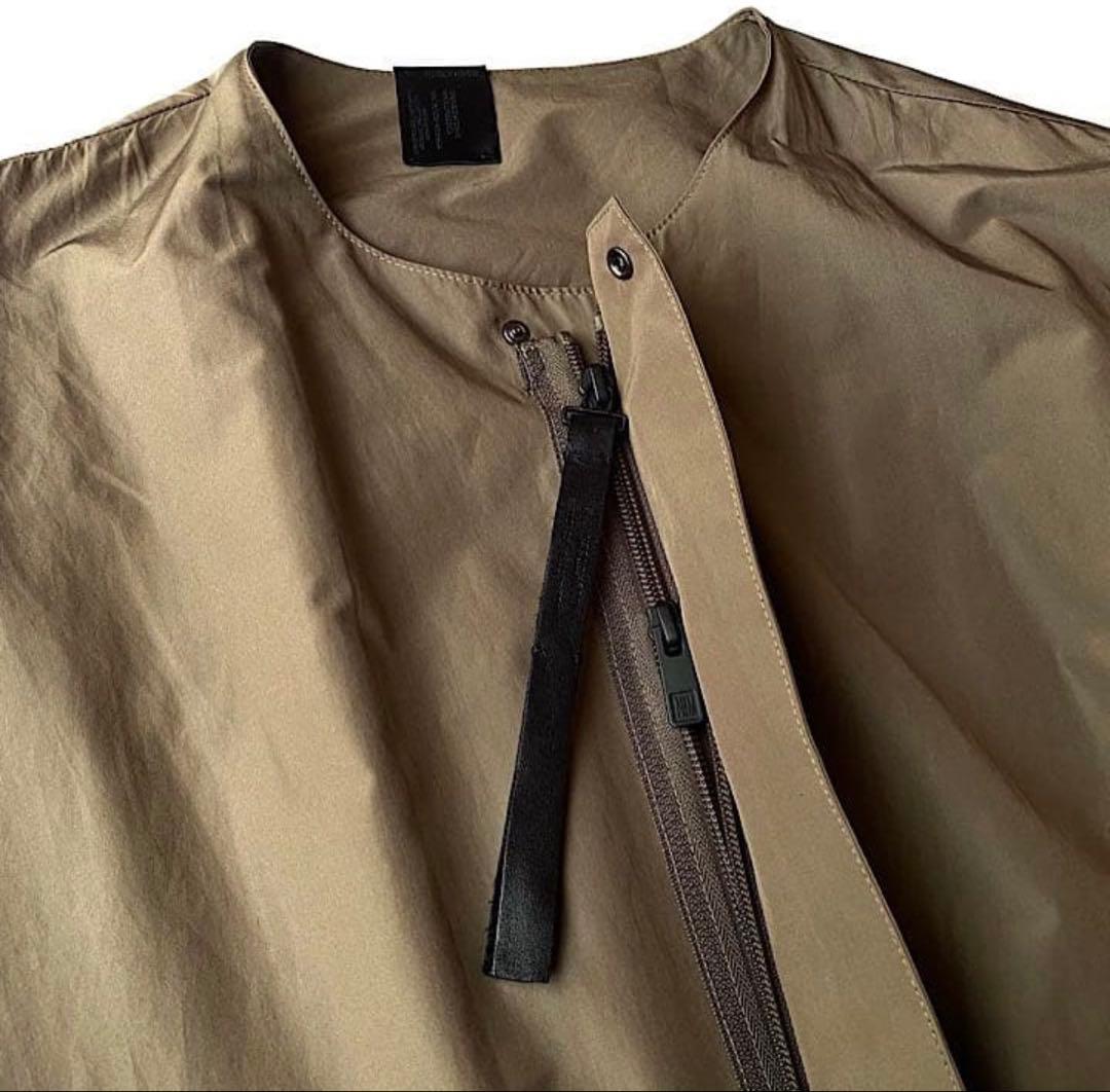 ああああ N.HOOLYWOOD SHIRT COAT ノーカラー 38