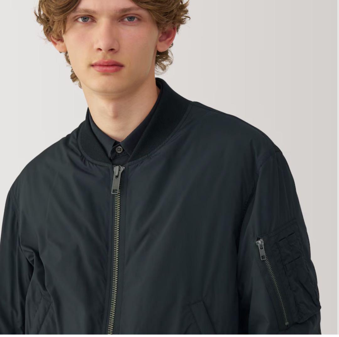 MUJILabo ＭＡ－１ダウンブルゾン 紳士XL 黒