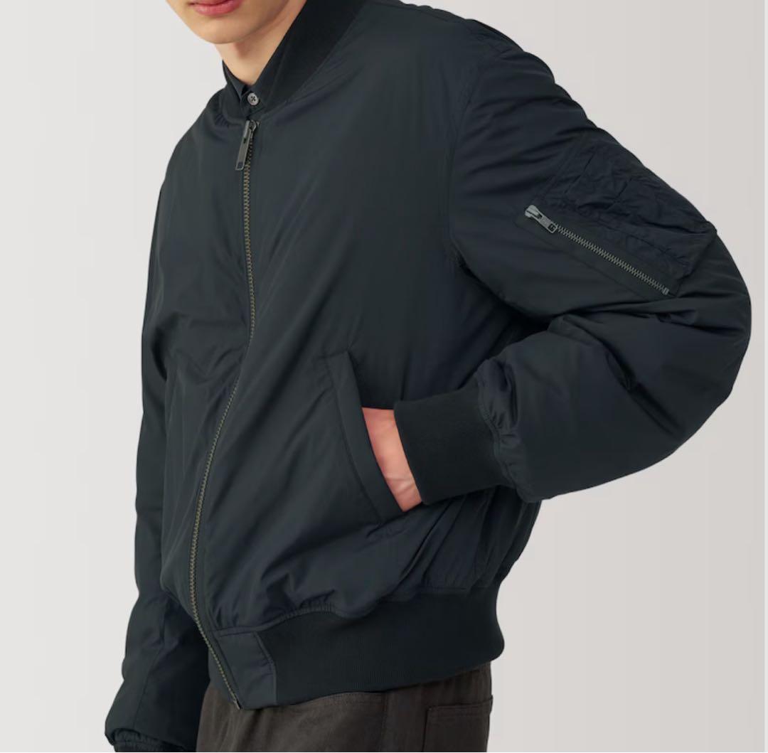 MUJILabo ＭＡ－１ダウンブルゾン 紳士XL 黒