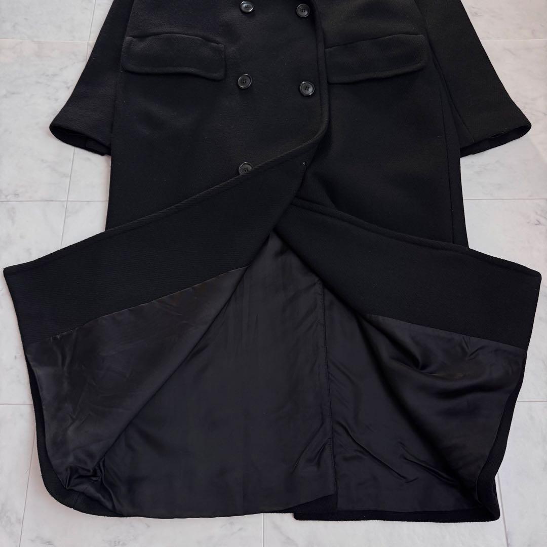 美品　ZARA ザラ　MANTECO ダブルブレスト　ウール　ロングコート　S