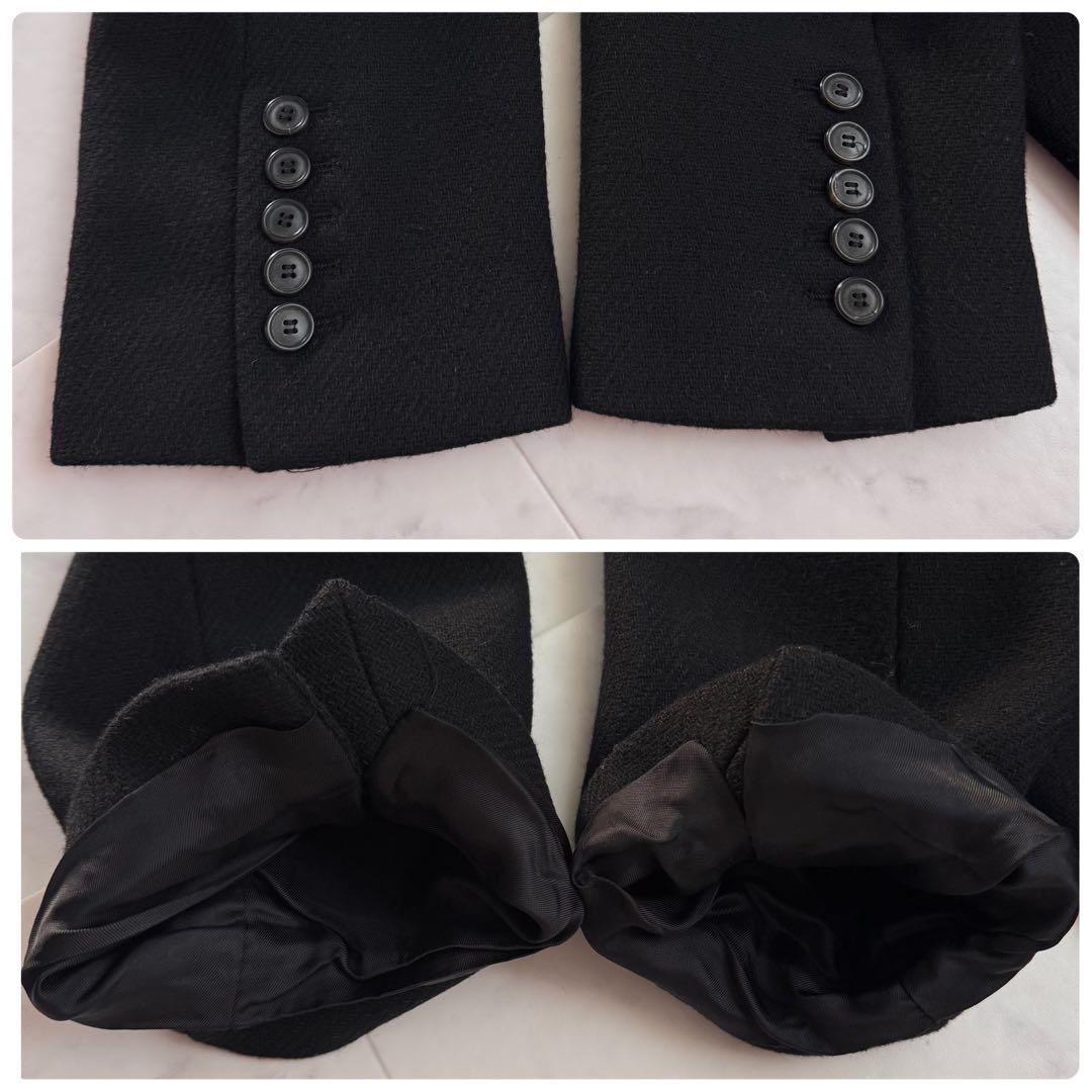 美品　ZARA ザラ　MANTECO ダブルブレスト　ウール　ロングコート　S