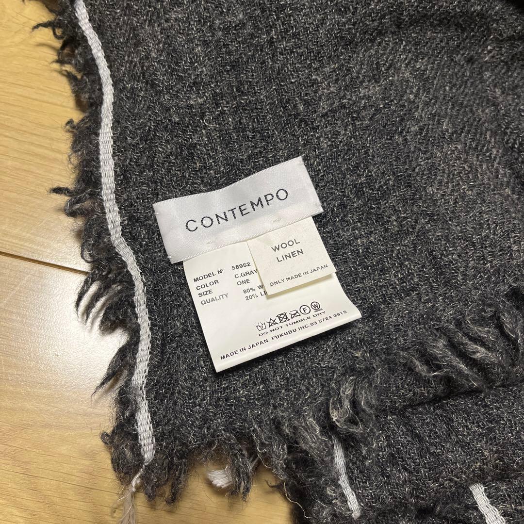 YAECA CONTEMPO ヤエカ コンテンポ 大判 ストール ショール