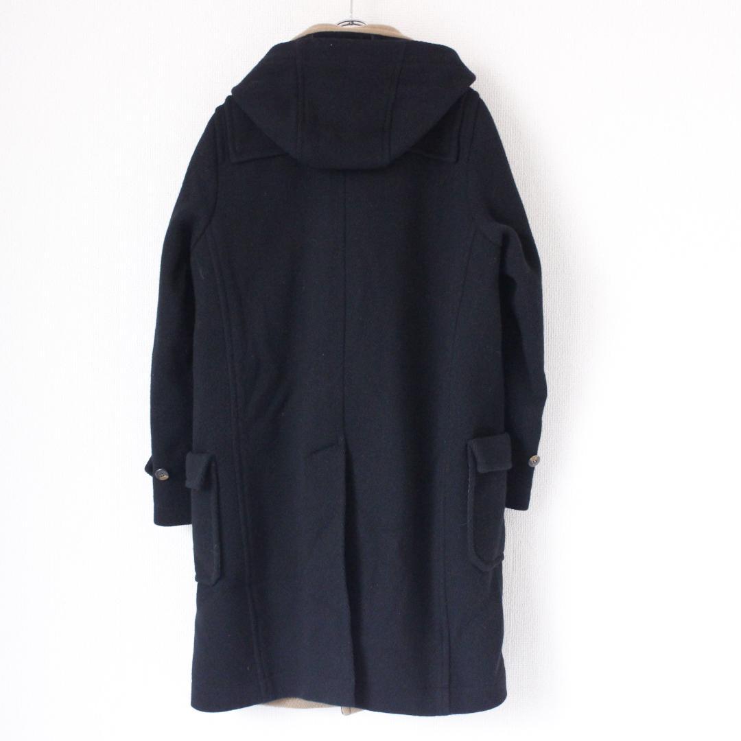 JUN OKAMOTO ダッフルコート Sサイズ ブラック ウール フード