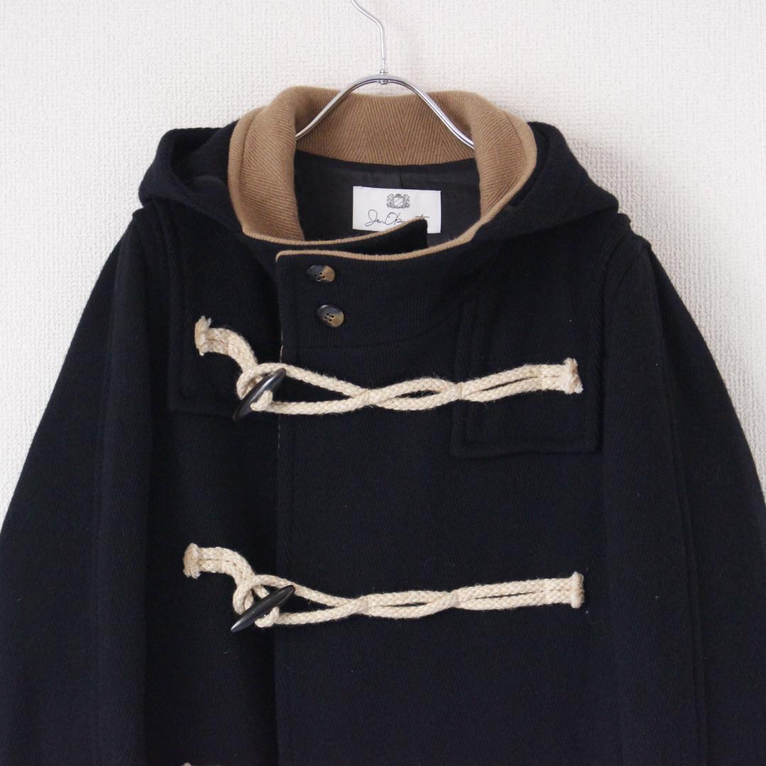 JUN OKAMOTO ダッフルコート Sサイズ ブラック ウール フード
