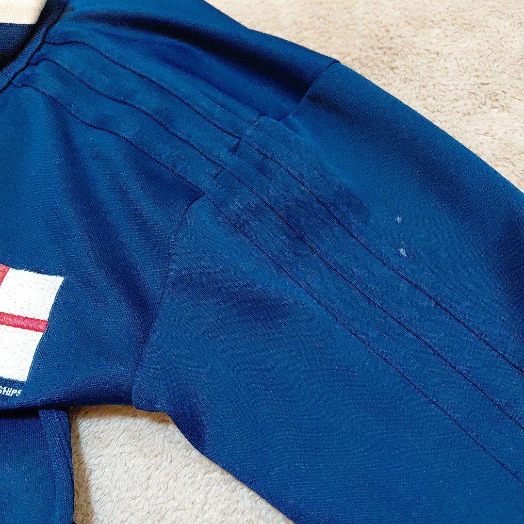 【激レア・良品】アディダス adidas トラックジャケット ジャージ ネイビー