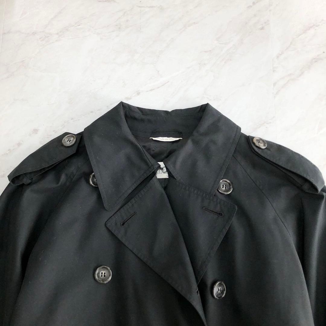 ✨美品✨マックスマーラ ベルデットコート ロング Lサイズ ブラック 白タグ