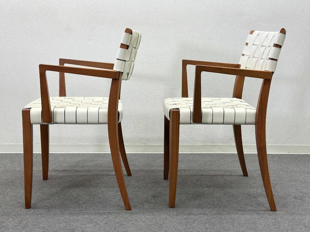 アルフレックス■TINA10アームチェア　2脚セット　ダイニング　ウォールナット