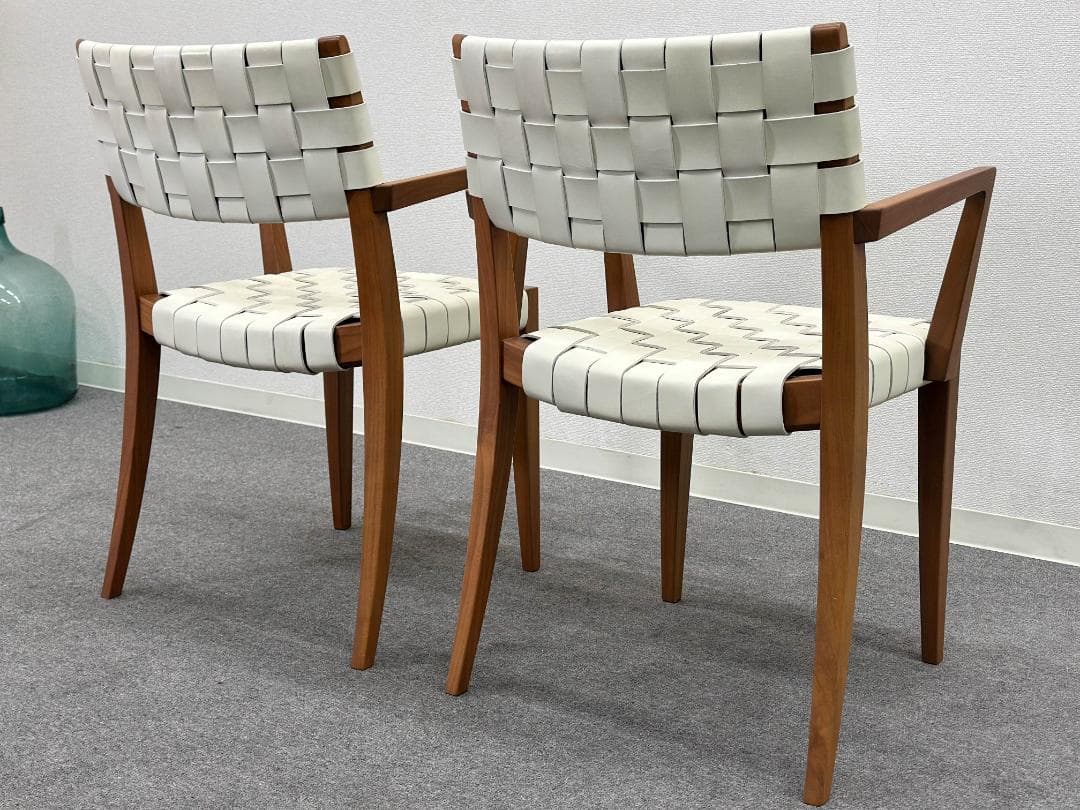 アルフレックス■TINA10アームチェア　2脚セット　ダイニング　ウォールナット