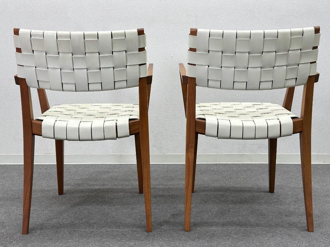 アルフレックス■TINA10アームチェア　2脚セット　ダイニング　ウォールナット